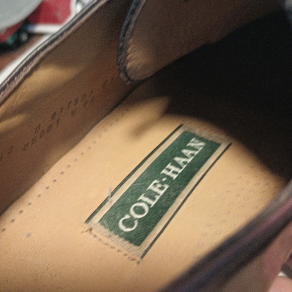 Cole Haan Men's Oxblood Red Cap Toe Oxford Dress Shoes Size 12 - Picture 10 of 12